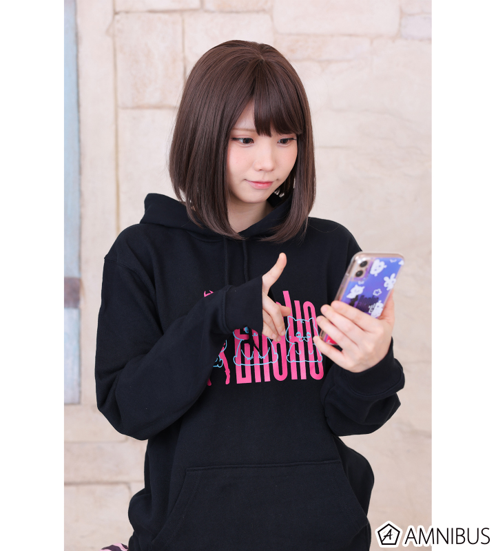 えなこオリジナルデザイン ネオンサンドiPhoneケース