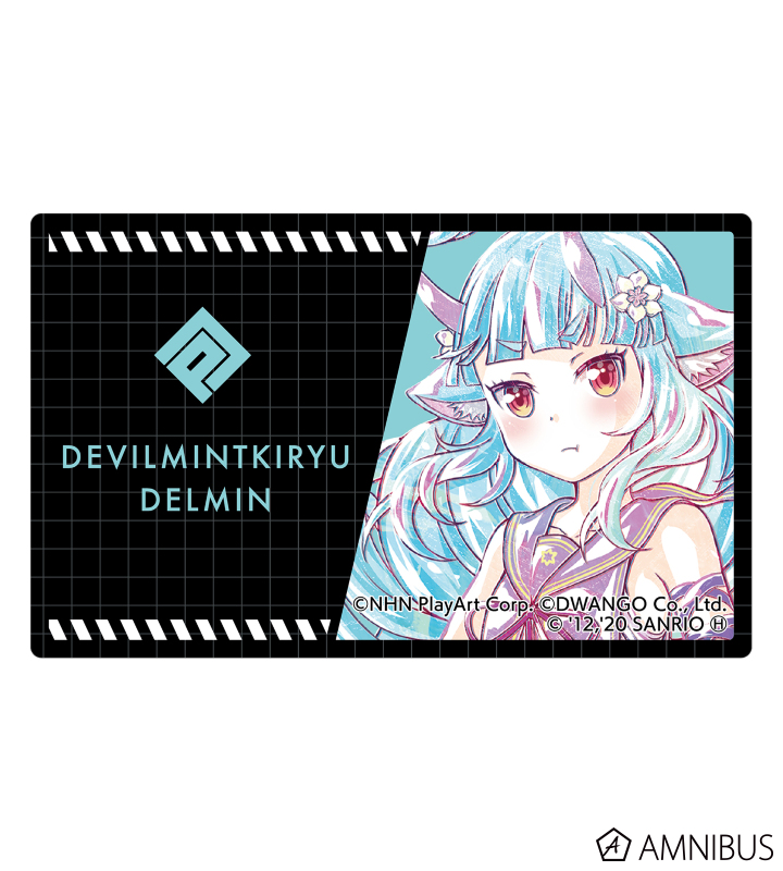 コンパス 戦闘摂理解析システム デビルミント鬼龍 デルミン Ani Art カードステッカー Amnibus アムニバス