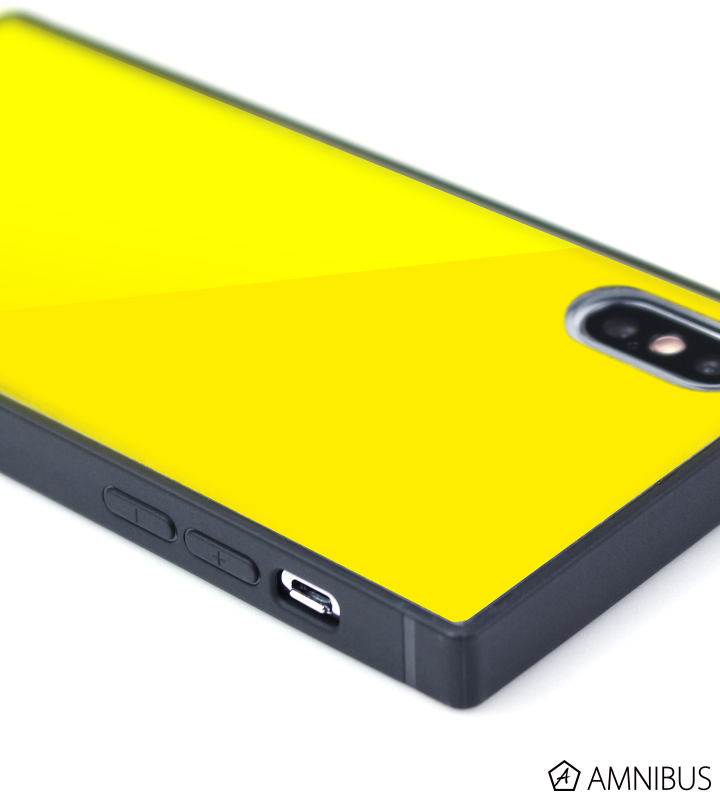 センコロール コネクト - スクエア強化ガラスiPhoneケース