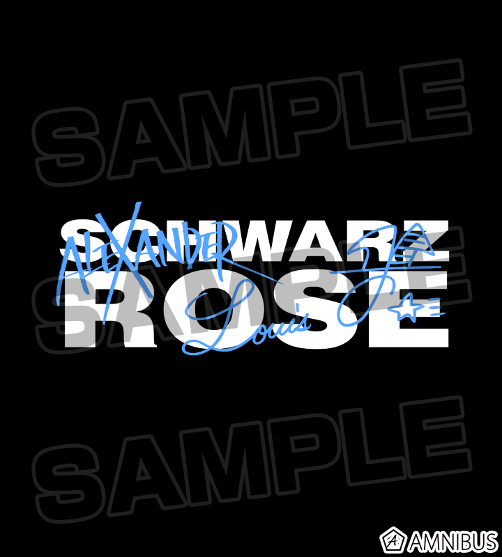 Schwarz Rose BIGシルエットTシャツ