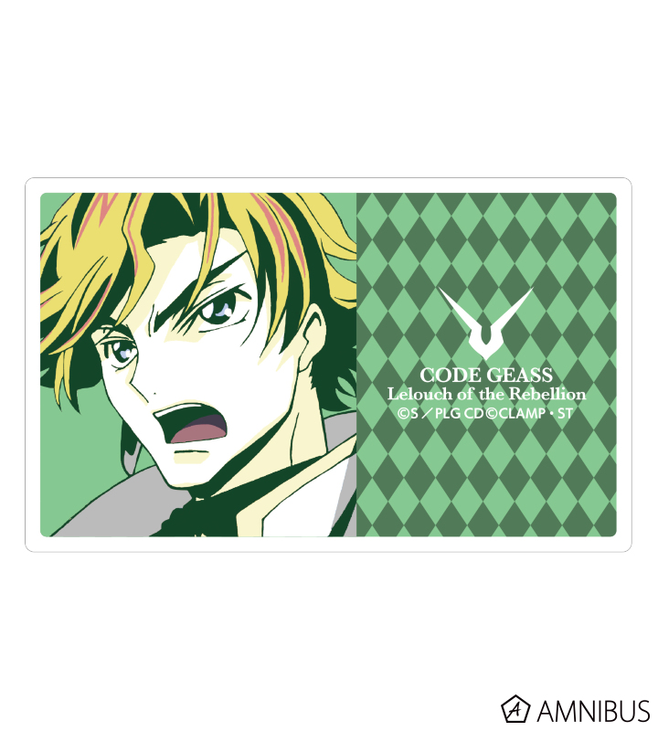 コードギアス 反逆のルルーシュ 皇道 カラーパレットカードステッカー ジノ ヴァインベルグ Amnibus アムニバス