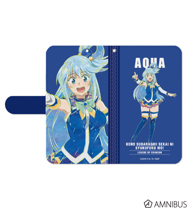 アクア Ani-Art 手帳型スマホケース