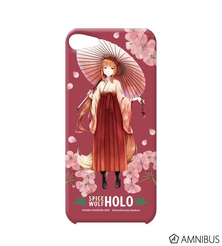 狼と香辛料 文倉十先生 描き下ろしイラスト ホロ 袴ver Iphoneケース Amnibus アムニバス