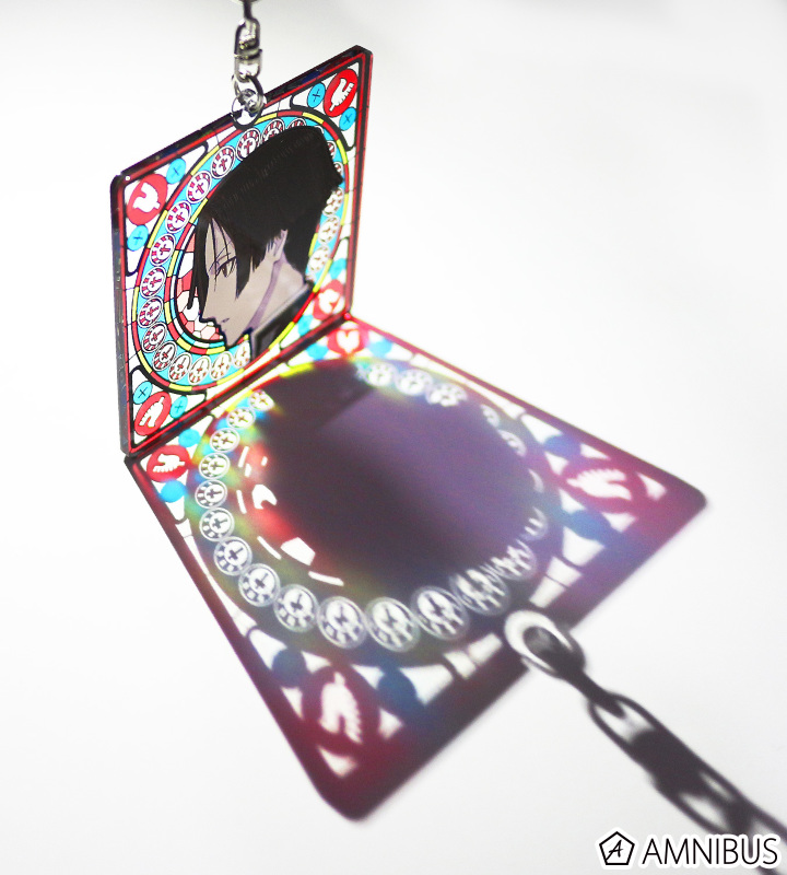 バチカン奇跡調査官 トレーディングステンドグラス風アクリルキーホルダー Amnibus アムニバス