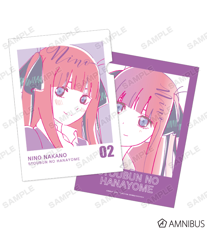 五等分の花嫁 - 二乃 lette-graph クリアファイル | AMNIBUS