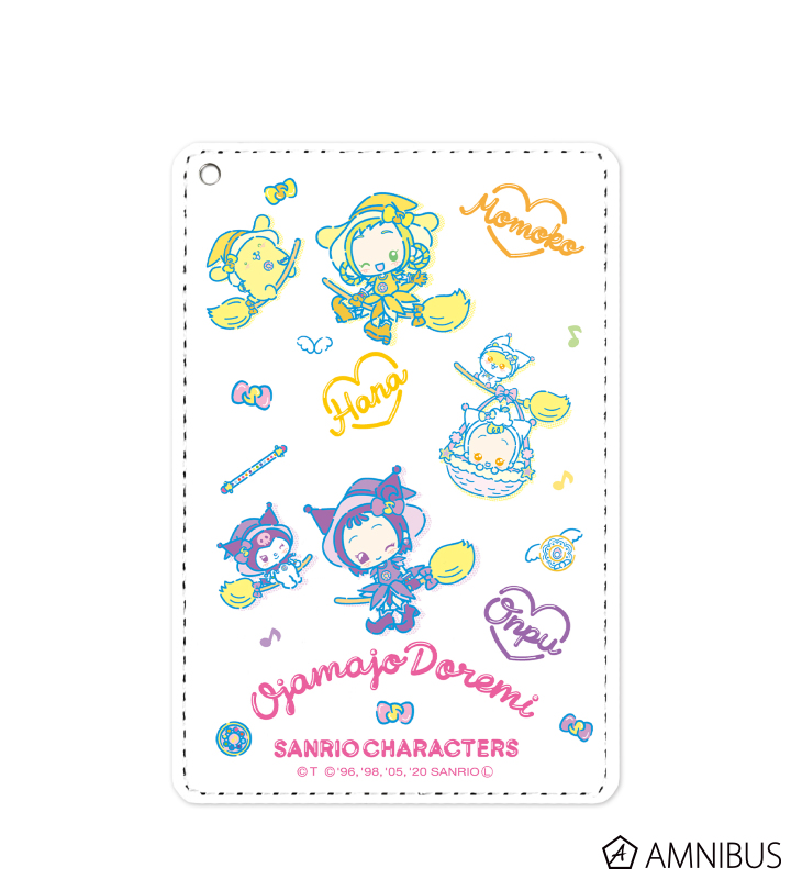 おジャ魔女どれみ サンリオキャラクターズ 1ポケットパスケース Ver B Amnibus アムニバス