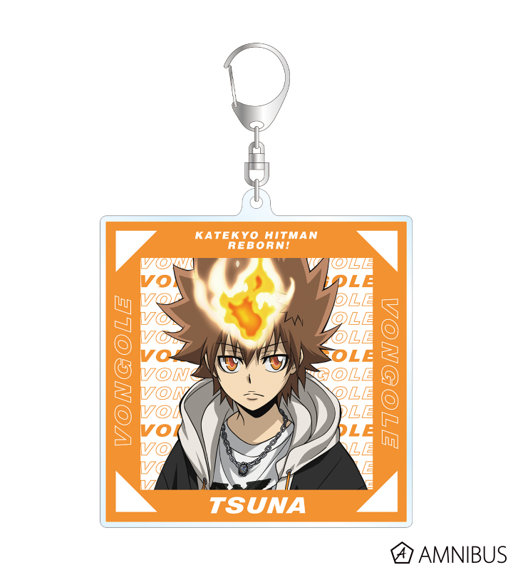 家庭教師ヒットマンreborn 描き下ろしイラスト 沢田綱吉 ストリートver Bigアクリルキーホルダー Amnibus アムニバス