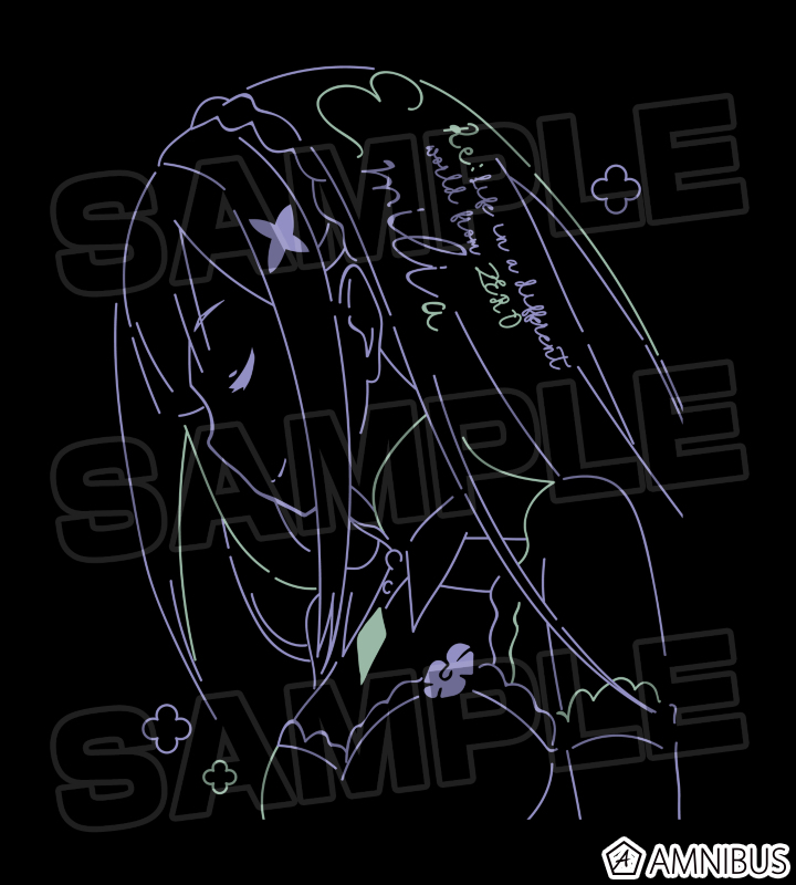 エミリア lette-graph Tシャツ