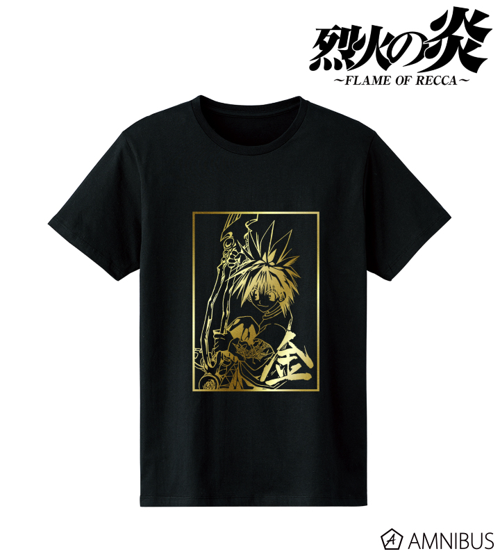 烈火の炎 - 小金井薫 箔プリントTシャツ/メンズ | AMNIBUS