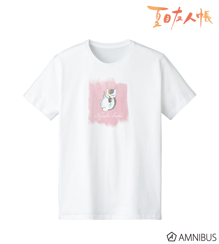 夏目友人帳 - ニャンコ先生 Ani-Art 第3弾 Tシャツ モモイロ