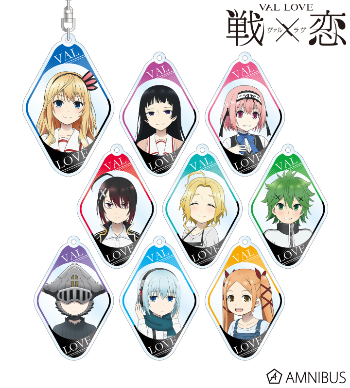 トレーディングアクリルキーホルダー