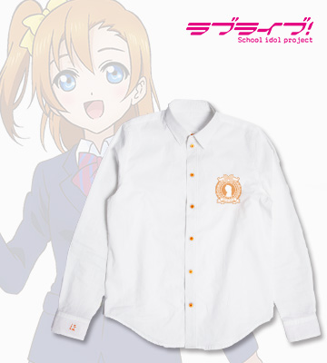 ラブライブ　小泉花陽　AMNIBUS　メンバーモデルシャツ　メンズ Lサイズ　白 ラブライブ！ - メンバーモデルシャツ（花陽）/メンズ | AMNIBUS