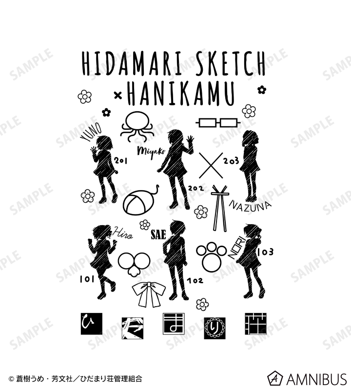 集合 Ani-Sketch Tシャツ