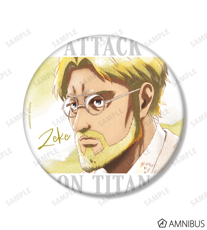 進撃の巨人 ジーク Ani Art Aqua Label Big缶バッジ Amnibus アムニバス