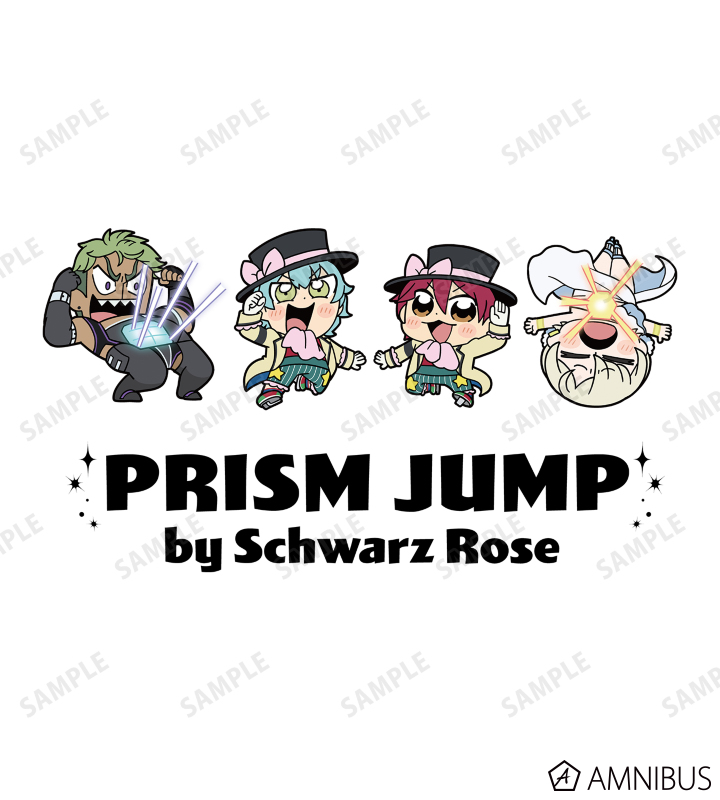 KING OF PRISM × 大川ぶくぶ 第2弾 Schwarz Rose Tシャツ
