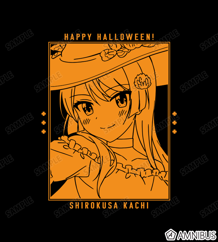 衣類　可知白草 描き下ろしイラスト ハロウィンver. ジップパーカー ブラック メンズLサイズ 「幼なじみが絶対に負けないラブコメ」 駿河屋 -<中古>可知白草 描き下ろしイラスト ハロウィンver