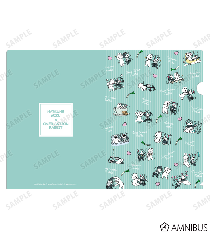 MikuWorldCollab すこぶる動くウサギ クリアファイル