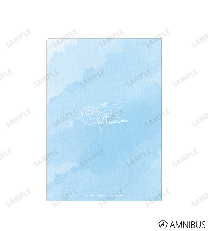アメリカ Ani-Art aqua label クリアファイル