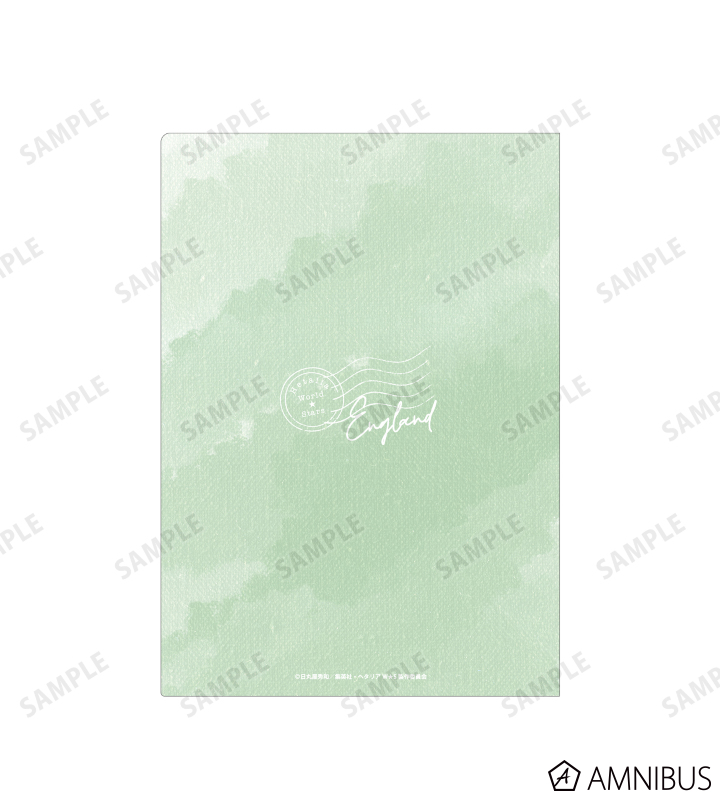 イギリス Ani-Art aqua label クリアファイル