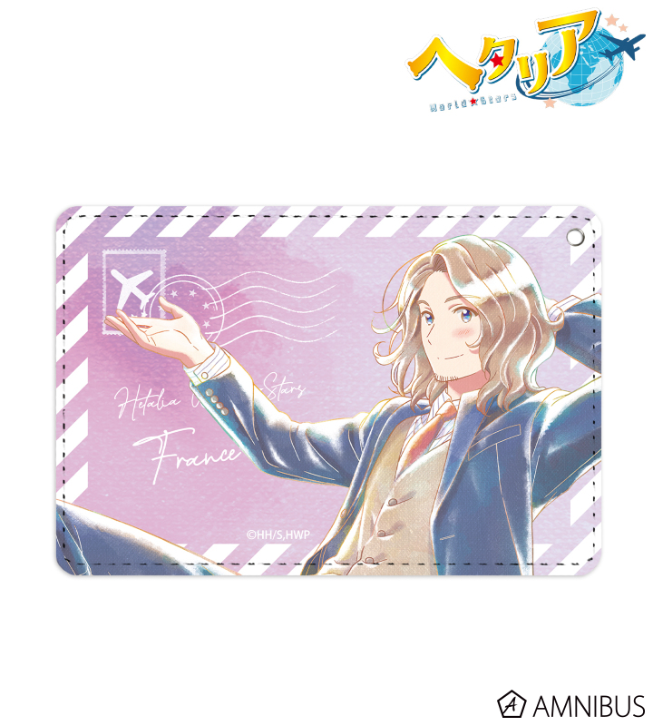 フランス Ani-Art aqua label 1ポケットパスケース