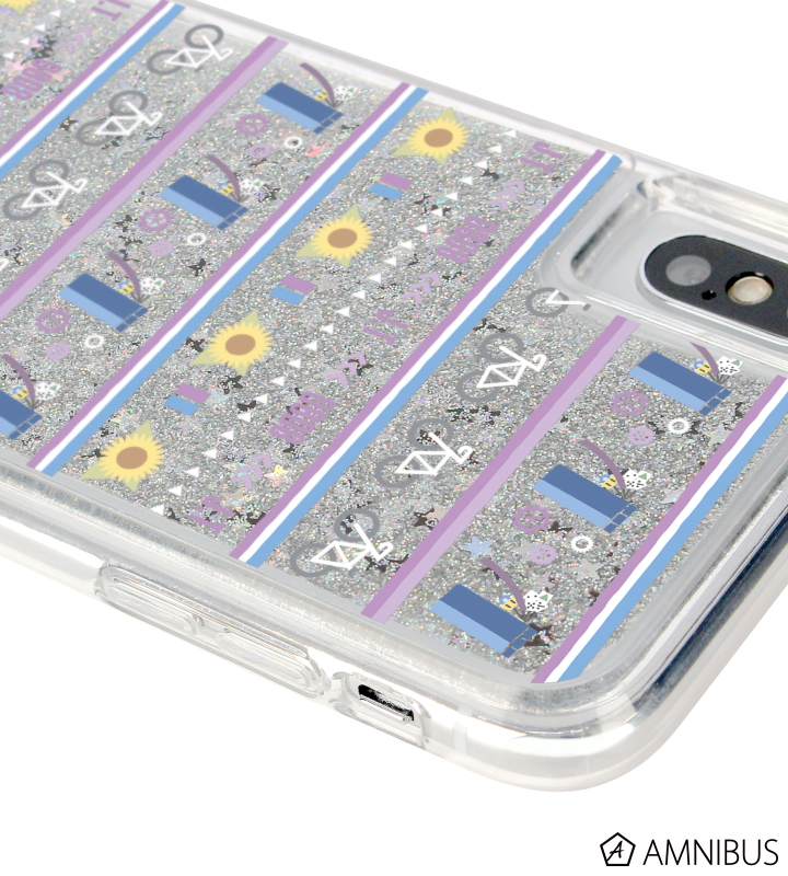 東堂 尽八 モチーフ柄 グリッターiPhoneケース