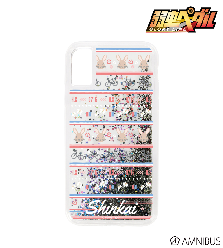 新開 隼人 モチーフ柄 グリッターiPhoneケース