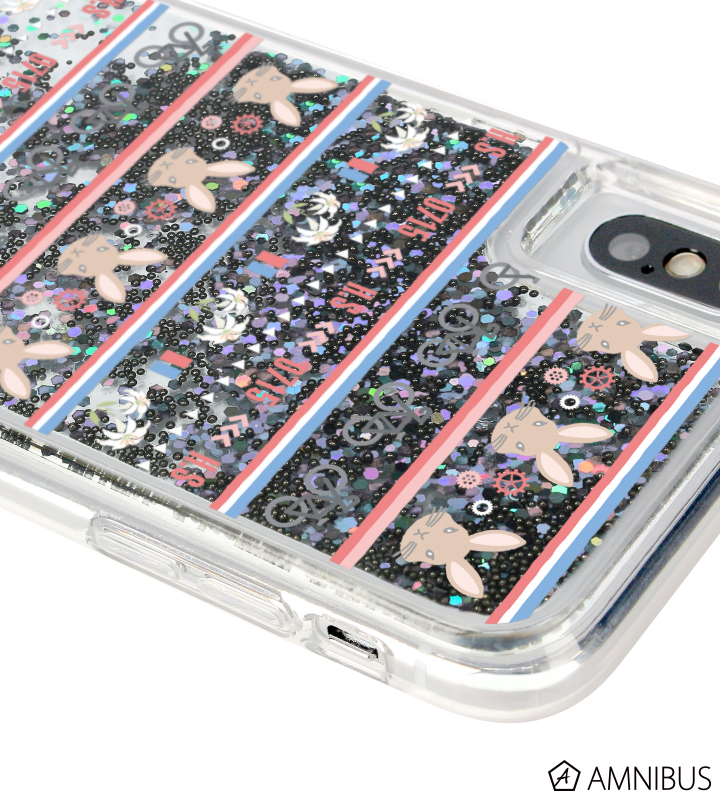 新開 隼人 モチーフ柄 グリッターiPhoneケース