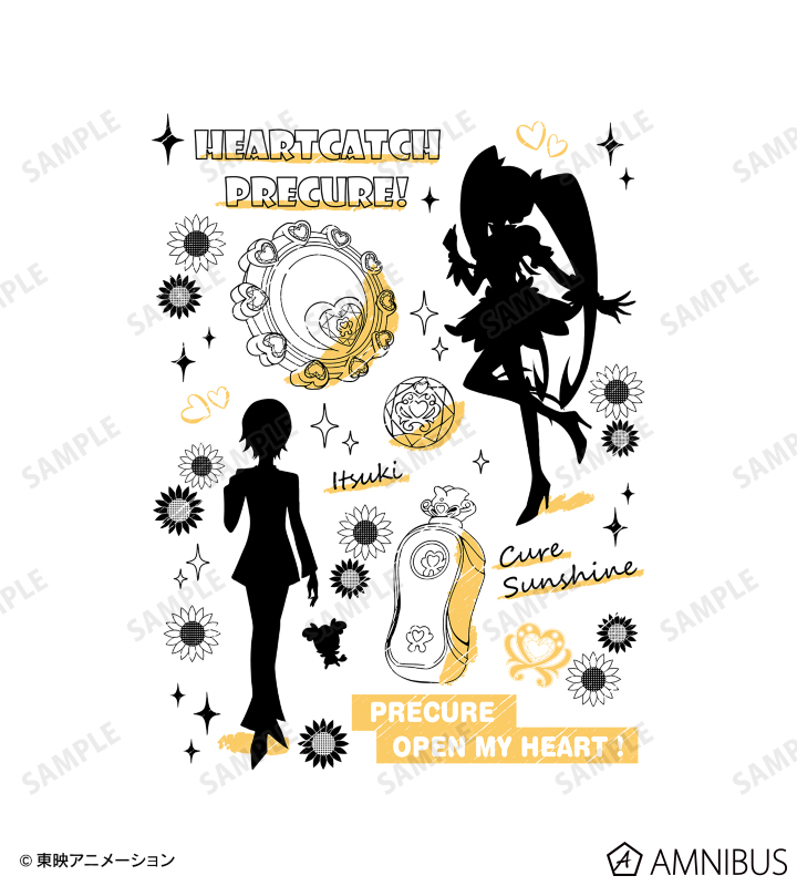 キュアサンシャイン Ani-Sketch Tシャツ