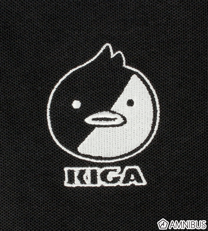 KIGA ワンポイント刺繍ポロシャツ