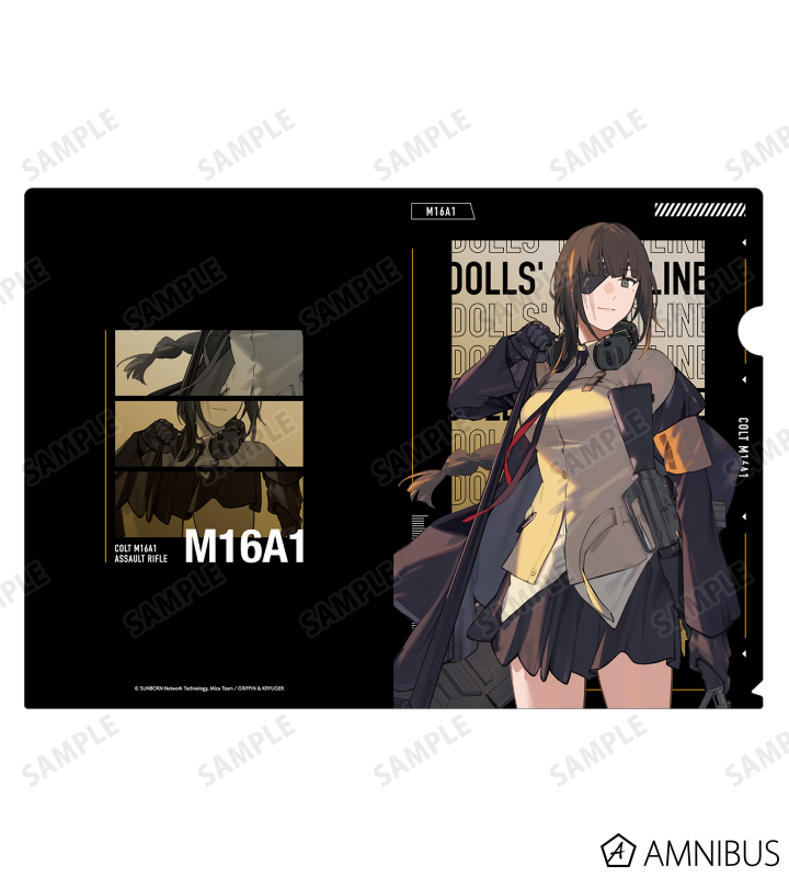 アニメ キャラクター ドラム A4クリアファイル TVアニメ「ドールズフロントライン」 - M4A1 クリアファイル