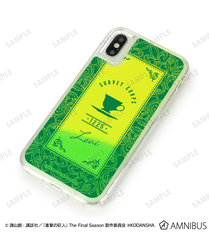 リヴァイ ネオンサンドiPhoneケース