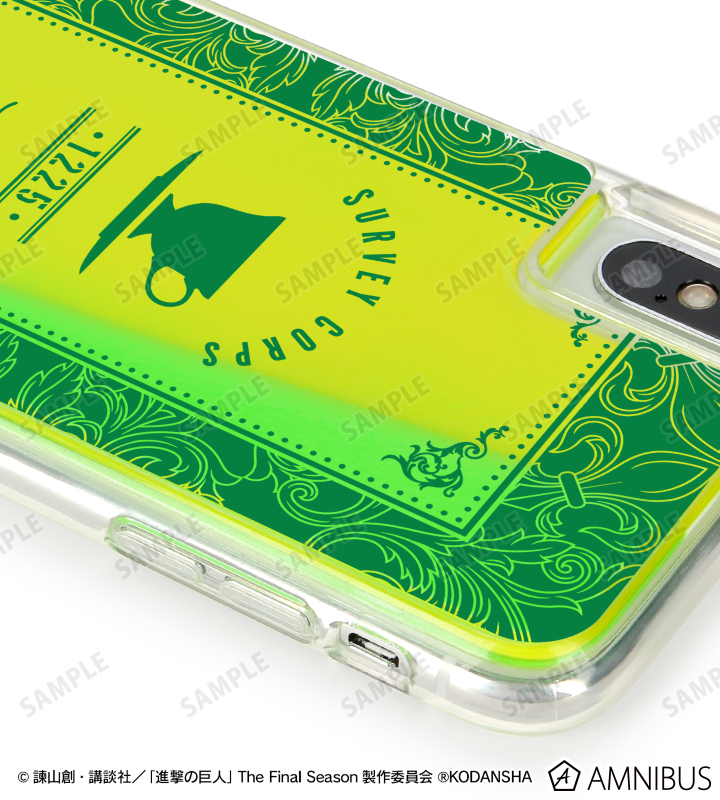 リヴァイ ネオンサンドiPhoneケース