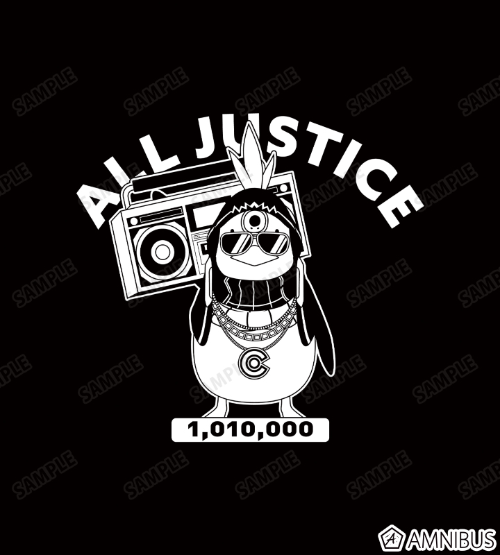 チュウニペンギン ALL JUSTICE パーカー