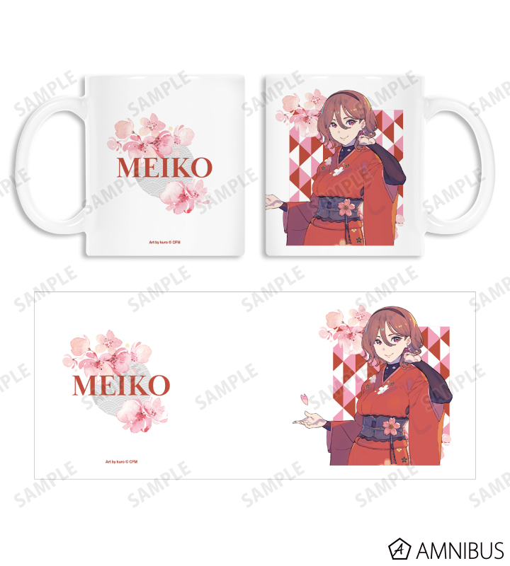 描き下ろしイラスト MEIKO Art by kuro マグカップ