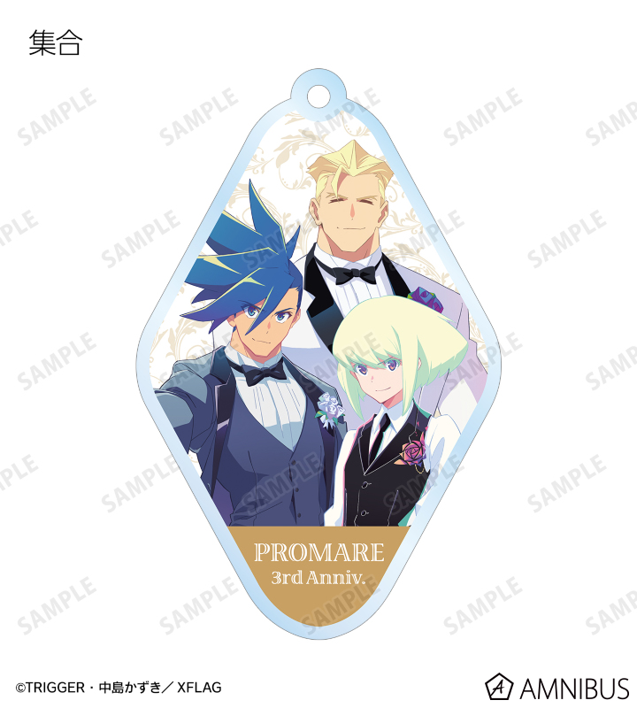 描き下ろしイラスト 3rd Anniversary トレーディングアクリルキーホルダー
