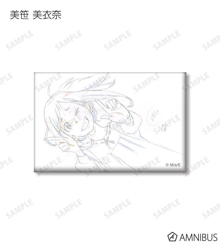 トレーディング原画スクエア缶バッジ