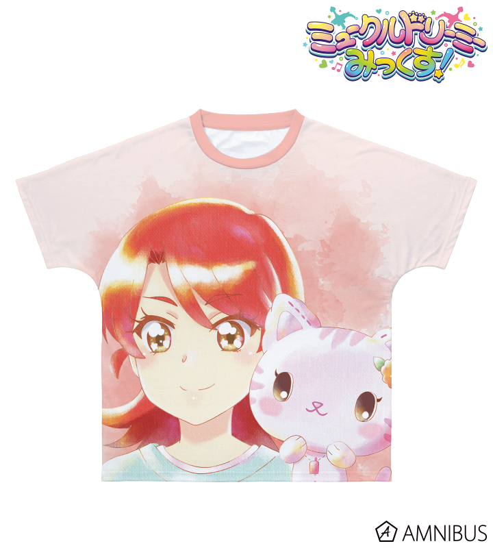ねね&安西 ときわ Ani-Art aqua label フルグラフィックTシャツ