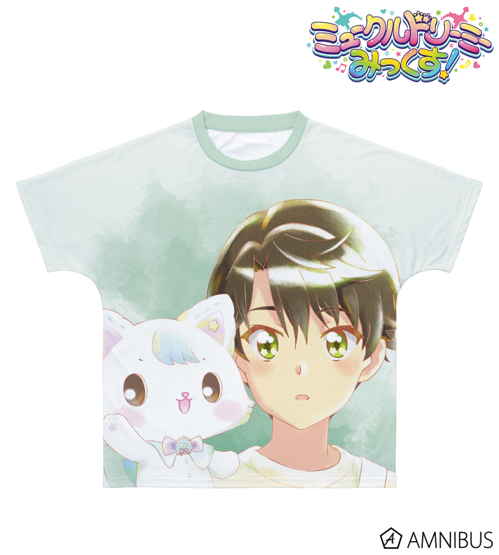 れい&南川 朝陽 Ani-Art aqua label フルグラフィックTシャツ