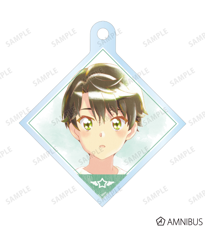 れい&南川 朝陽 Ani-Art aqua label 2連ワイヤーアクリルキーホルダー