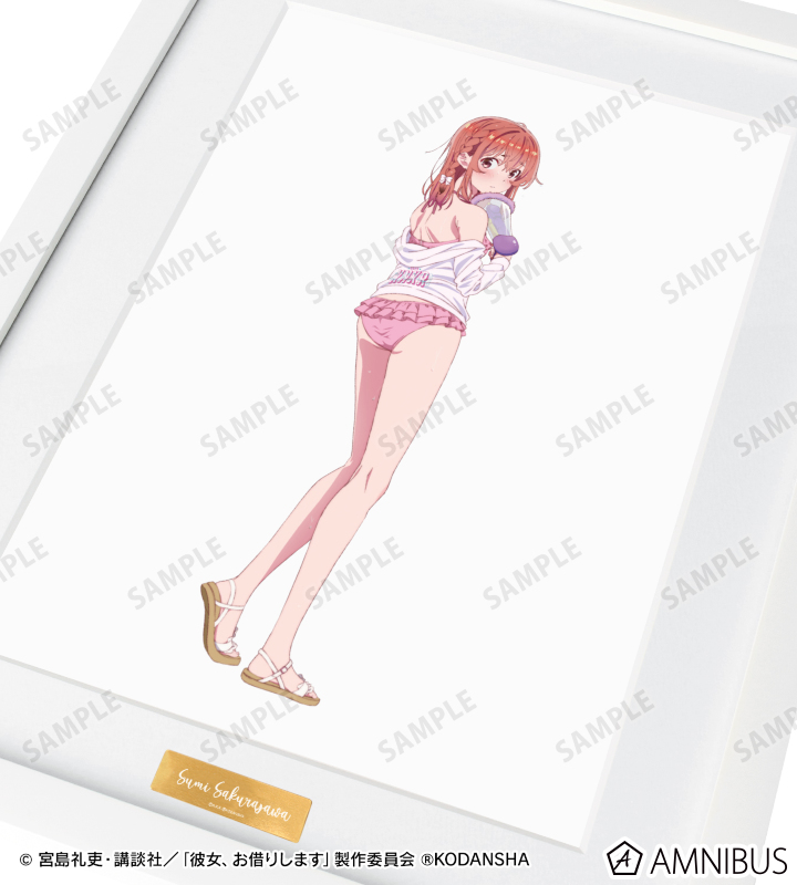 TVアニメ 彼女、お借りします 集合 ビーチデート キャラファイン 複製原画 TVアニメ『彼女、お借りします』 - 描き下ろしイラスト 集合
