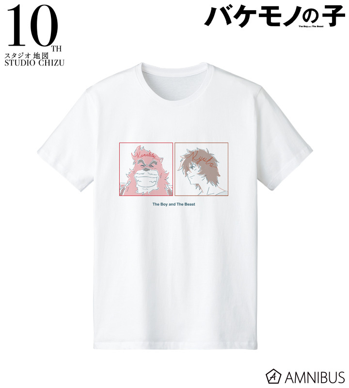 熊徹と九太 lette-graph Tシャツ