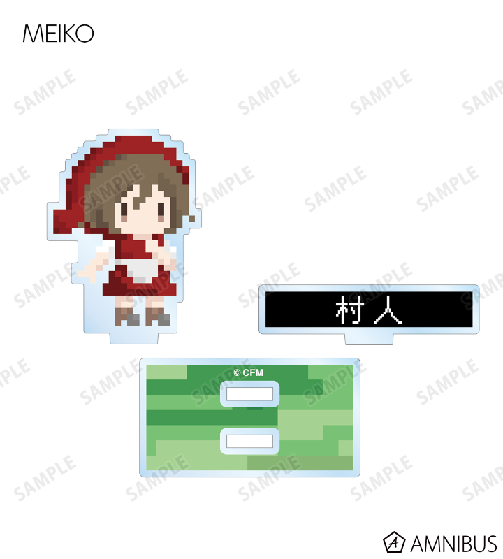 トレーディングアクリルスタンド(ワンナイト人狼コラボドット絵ver.)