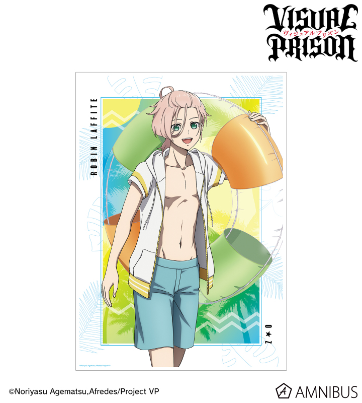 描き下ろしイラスト ロビン・ラフィット 水着ver. A3マット加工ポスター