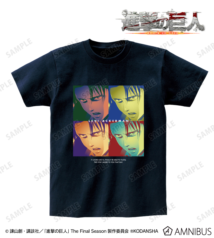進撃の巨人　イストTシャツ　リヴァイ　ハンジ TVアニメ『進撃の巨人』 The Final Season 完結編 （前編