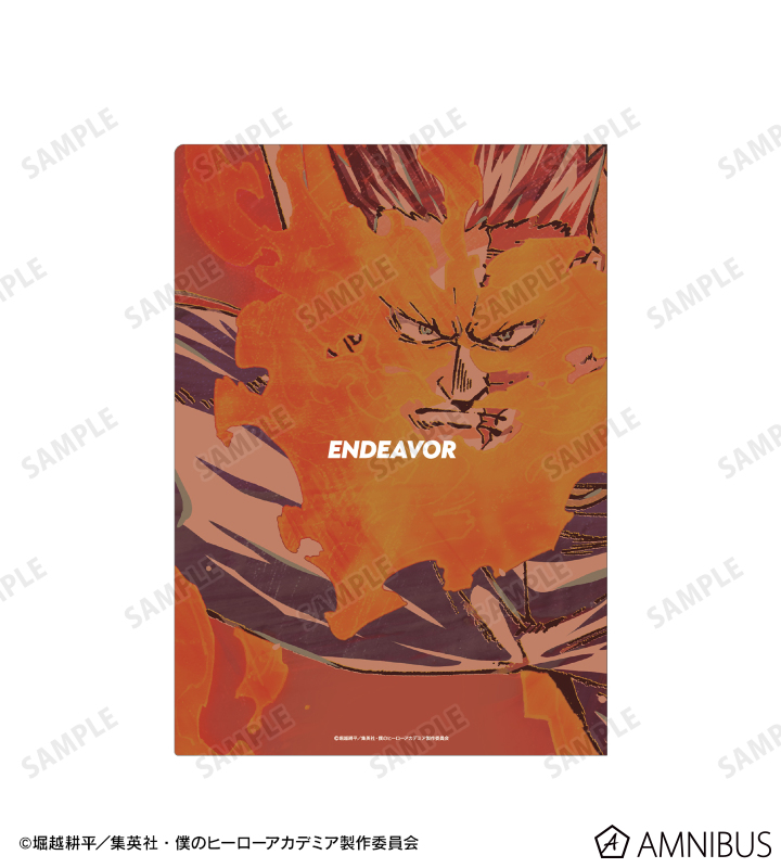 僕のヒーローアカデミア アニメ第一期複製原画全25枚＆専用ファイル TVアニメ『僕のヒーローアカデミア』 - エンデヴァー Ani-Art 第