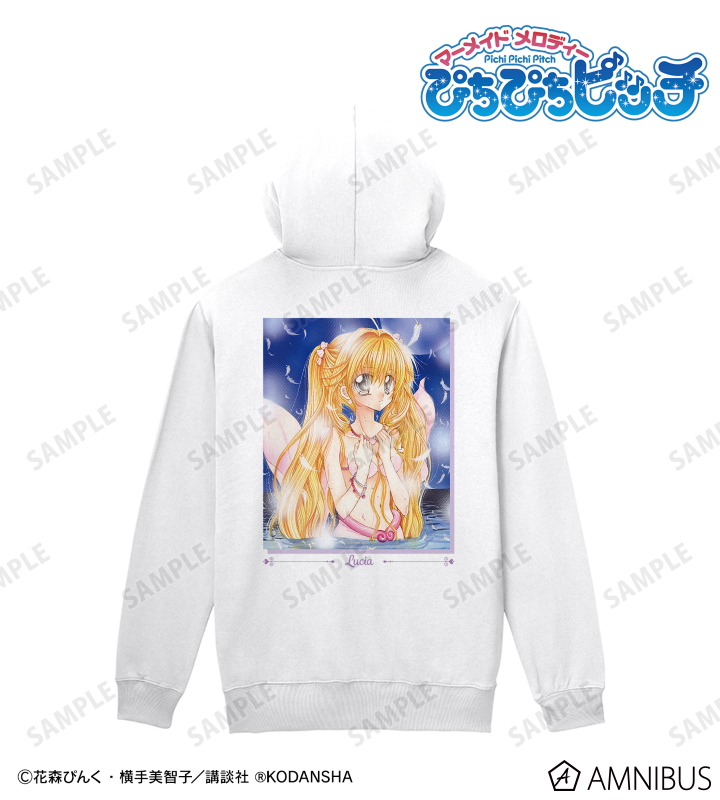 ぴちぴちピッチ るちあ バックプリント パーカー Lサイズ アムニバス ぴちぴちピッチ - 七海 るちあ バックプリントジップパーカー
