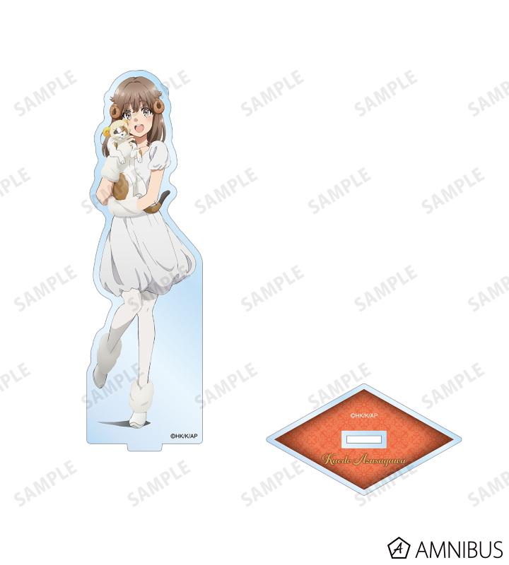 青ブタ　アクリルスタンド　梓川かえで 青春ブタ野郎はバニーガール先輩の夢を見ない - 描き下ろし