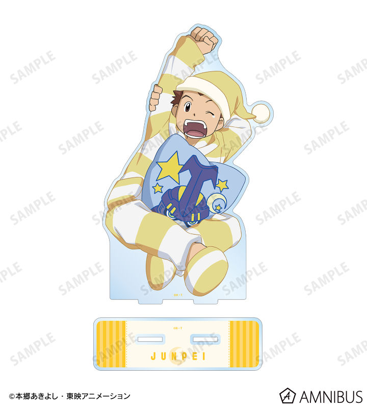 描き下ろしイラスト 柴山純平 みんなでお泊まりパジャマver. BIGアクリルスタンド