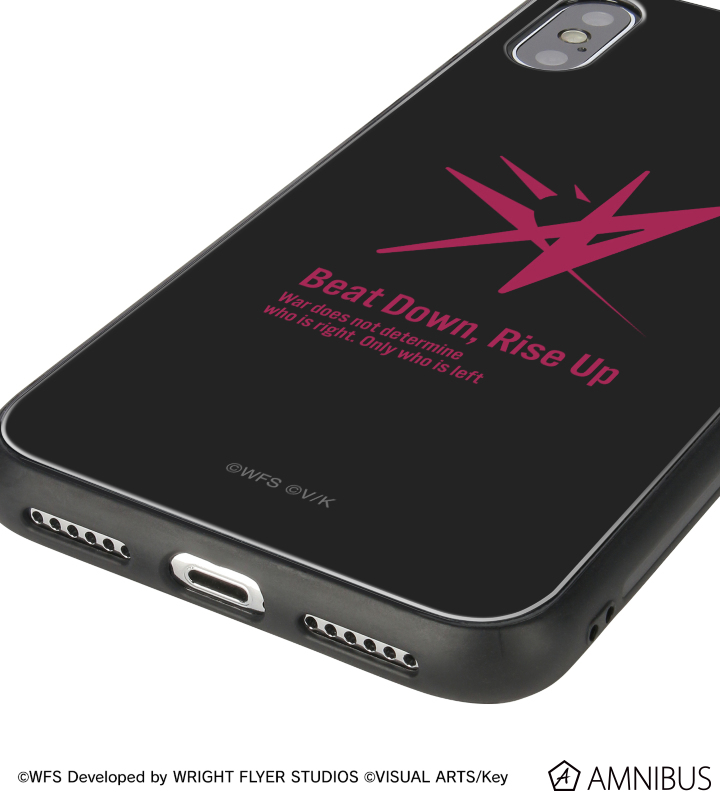 ヘブンバーンズレッド - 第31A部隊ロゴ 強化ガラスiPhoneケース