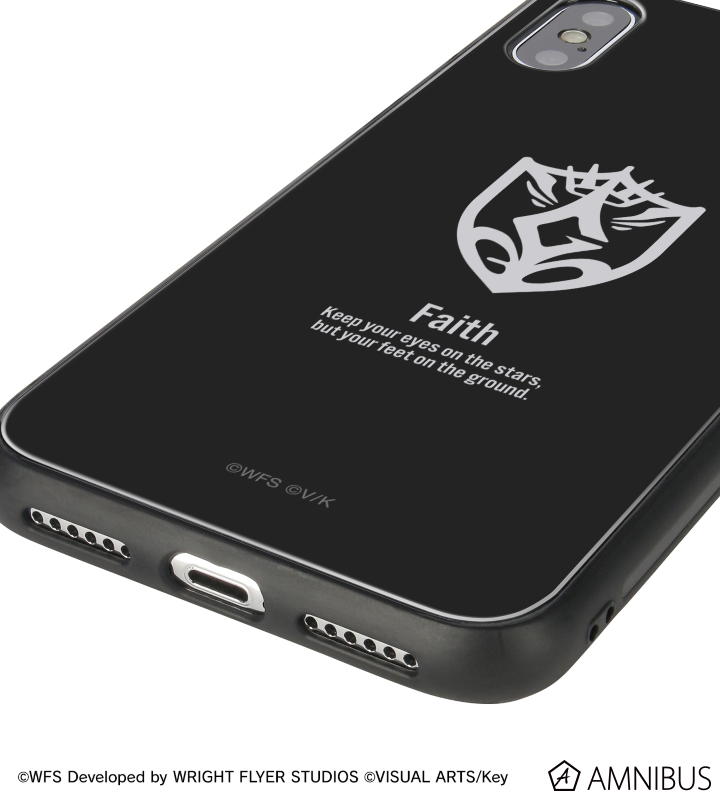 ヘブンバーンズレッド - 第30G部隊ロゴ 強化ガラスiPhoneケース